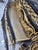 Black Vintage Louis XV Style Bombe Chest Black Marble Top For Sale - Image 8 of 10
