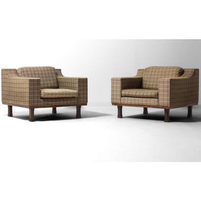 Club Lounge Chairs by Dino Cavalli, 1970s, Set of 2 For Sale - Image 4 of 7