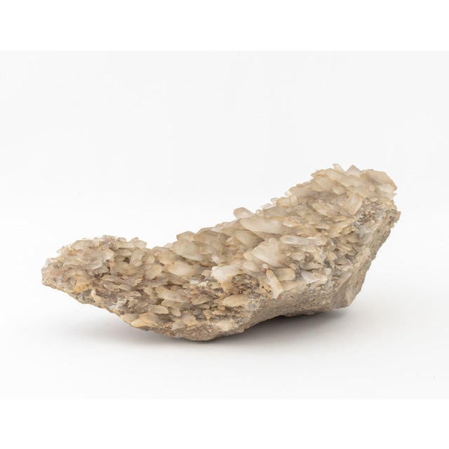 Clear Quartz Crystal Cluster Mineral Specimen For Sale In New York - Image 6 of 11