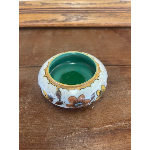 Traditional Antique Ceramic Hand Painted Bowl Imported From Holland. Circa 1903 For Sale - Image 3 of 8