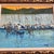 Original 16 x 20 painting on canvas board Signed & dated bottom right Overall size with frame is 24 x 28