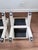 Pair of Upholstered X Leg Benches For Sale - Image 14 of 14