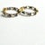 Modern 14k Yellow Gold Inside-Out Hoop Earrings With Baguette Sapphires and Diamonds, A Pair For Sale - Image 3 of 7