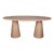 Cône Travertine Dining Table 72" For Sale