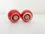 Ceramic 1960s Italian Tomato Red Ceramic Salt and Pepper Shakers For Sale - Image 7 of 7