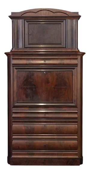 Louis Philippe Mahogany Standing Secretary