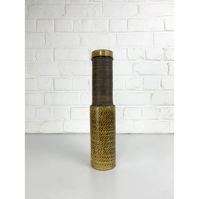 Decorative stoneware vase designed by Nils Kähler for Kähler in Denmark during the 1960s. Founded in 1839, Kähler became...
