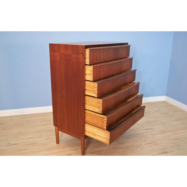 Danish Chest of Drawers in Teak, 1960s, in Flawless conditions. Designed 1960 to 1969