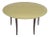 Round Folding Table in Ash by Giorgetti For Sale
