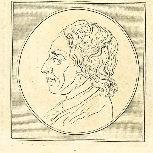 Portrait of a man is an original artwork realized by Thomas Holloway for Johann Caspar Lavater's "Essays on Physiognomy,...