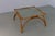 1960s Danish Modern Square Rattan and Glass Coffee Table, 1960s For Sale - Image 5 of 15