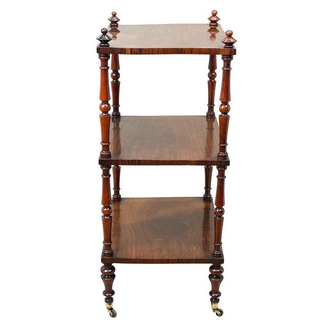 Small Mid 19th Century Rosewood Étagère, 1840 For Sale - Image 4 of 14