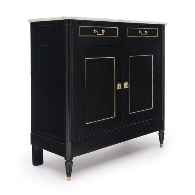 French Louis XVI French Two-Door Buffet For Sale - Image 3 of 9