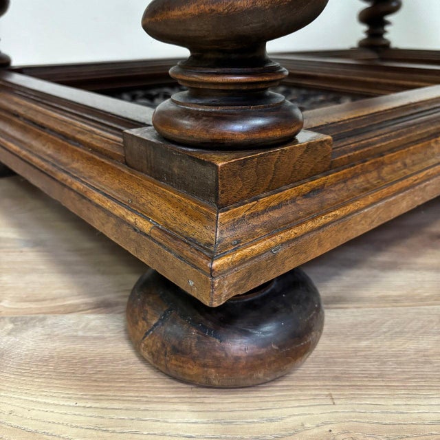 Antique Historicism Decorative Table in Walnut, 1850s For Sale - Image 10 of 15