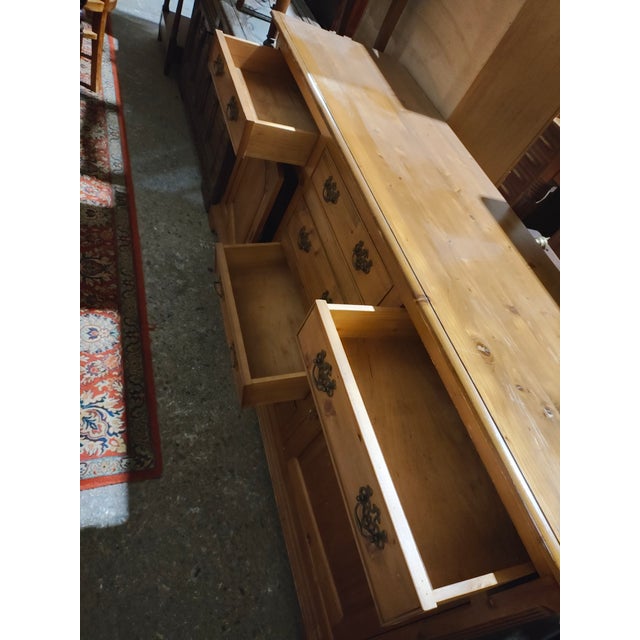 Late 20th Century Country French Pine Sideboard For Sale - Image 4 of 7