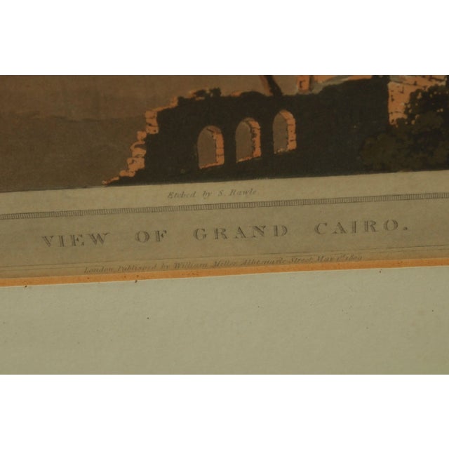Henry Salt 'The Pyramids at Cairo' 'View of Grand Cairo' 2 Hand Colored Engravings - a Pair For Sale - Image 11 of 13