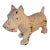 Early 20th Century Iron Original Painted Scottie Dog Door Stop For Sale
