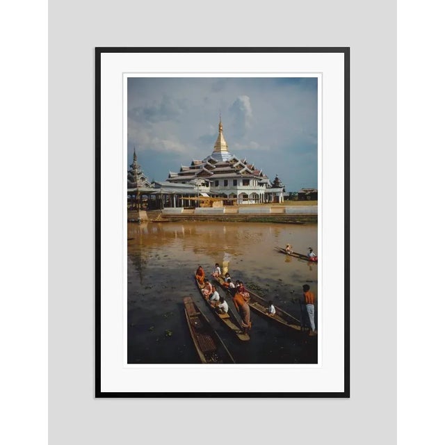 Modern Hpaung Daw U Pagoda 1971 by Slim Aarons Framed C-Print For Sale - Image 3 of 3