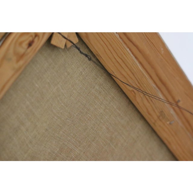 Kurt Rosander, Woman and House, 1960s, Oil on Canvas, Framed For Sale - Image 4 of 11