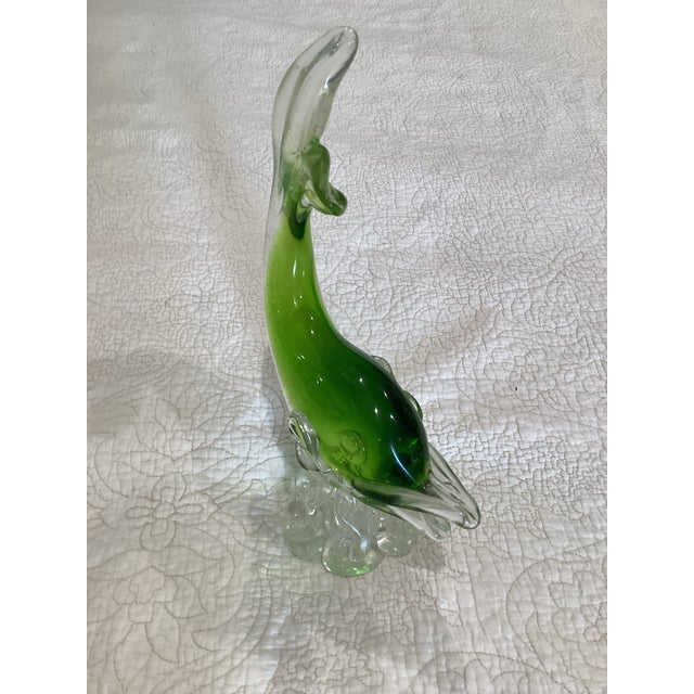 Jordan Import Company Murano Green Fish. (Zanetti?) For Sale In Dallas - Image 6 of 7