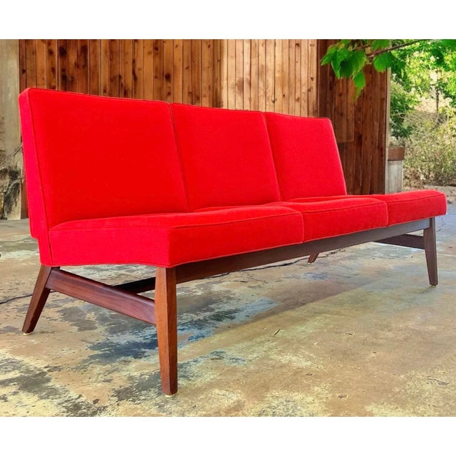 1960s Danish Modern Teak Armless Sofa For Sale - Image 9 of 9