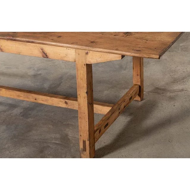 English Farmhouse Table, 1940s For Sale - Image 13 of 16