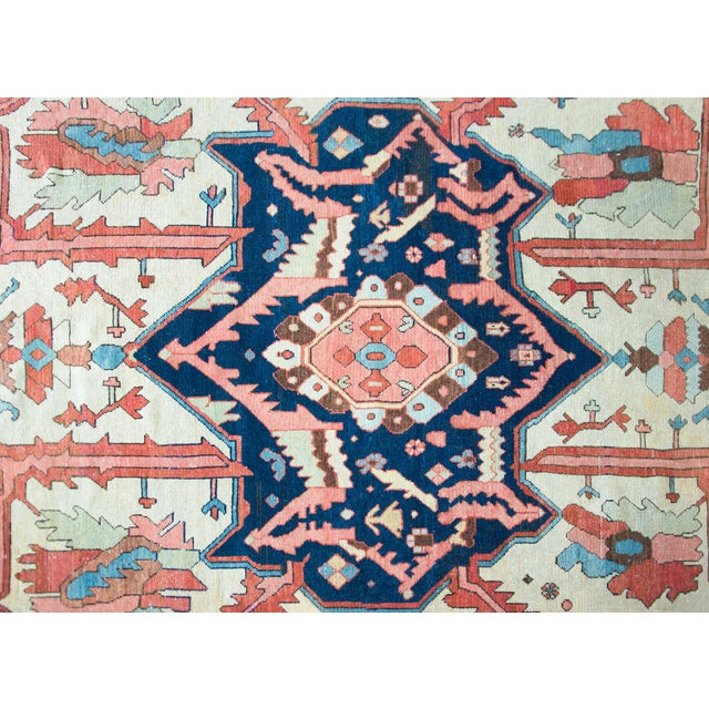 Late 19th Century Persian Bakshaish Rug For Sale - Image 12 of 14