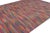 Colorful Modern Flatweave Kilim Room Size Wool Rug For Sale - Image 11 of 12