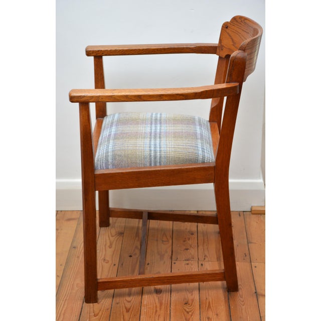 Arts and Crafts Desk Chair in Oak, 1900 For Sale - Image 14 of 15