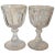 19th Century American Glass Cut Crystal Wine Goblets - A Pair For Sale - Image 11 of 11