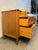 Mid-Century Six Drawer Walnut & Brass Lowboy Dresser by West Michigan Furniture Co. Attributed For Sale - Image 12 of 17