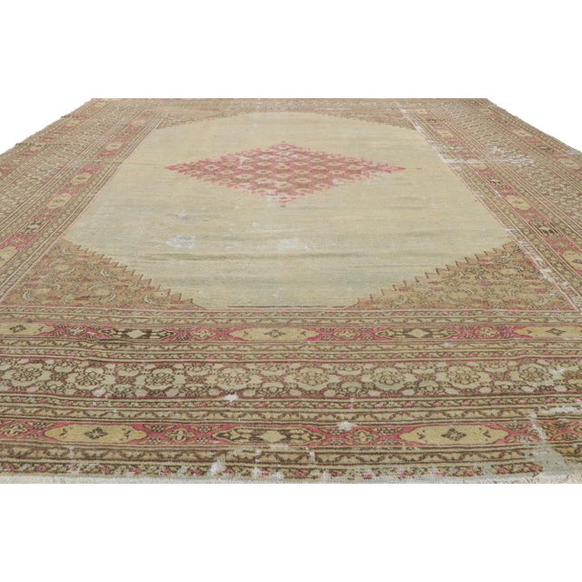 Late 19th Century Antique Persian Khorassan Rug, 09'10 X 12'07 For Sale In Dallas - Image 6 of 13