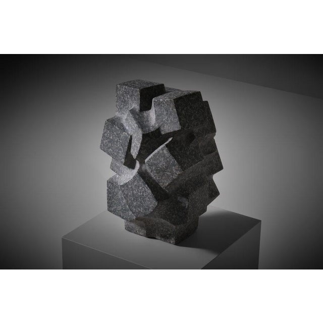 Abstract Stone Sculpture Metropolis 4 by Vittorio Di Muzio, Italy, 1980s For Sale - Image 4 of 11