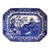 1930s Burgess and Leigh (Burleigh Ware) Willow Pattern Platter, England For Sale