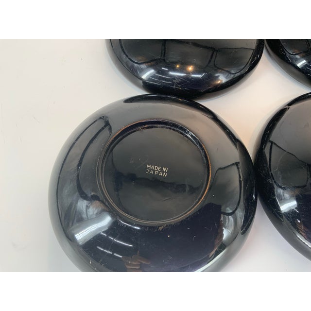 Early 20th Century Set of 12 Vintage Japanese Laquer Bowls For Sale - Image 5 of 12