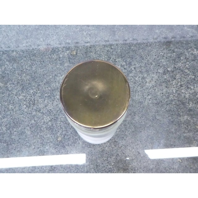 Ceramic 1970s Designer White Porcelain Twisted Column Coffee Table For Sale - Image 7 of 10