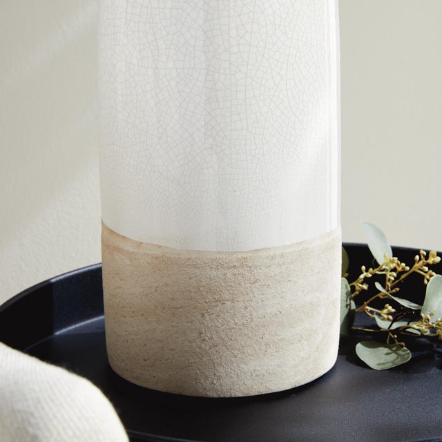 Ceramic Leona Bottle Vase Large For Sale - Image 7 of 7