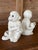White Pair of Chelsea House White Porcelain Capuchin Monkey Bookends or Decorative Objects For Sale - Image 8 of 12