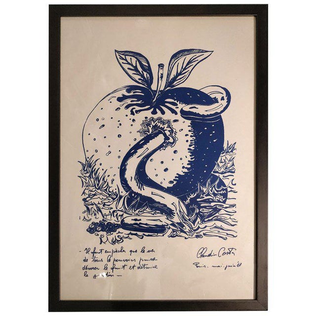 Framed Poster of May, 1968 For Sale - Image 3 of 3