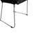 Animal Skin Mexico Chairs in Black Leather and Chrome from KFF For Sale - Image 7 of 16