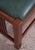 Stickley Stickley Mission Cherry Leather Bench For Sale - Image 4 of 16