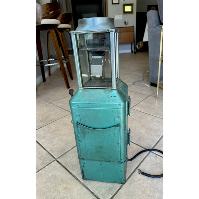 Antique Green Johnson Fare Box Co. Trolley Bus Fare Box For Sale - Image 10 of 17