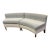 Ombre Curved Sectional/Bench, Bespoke For Sale
