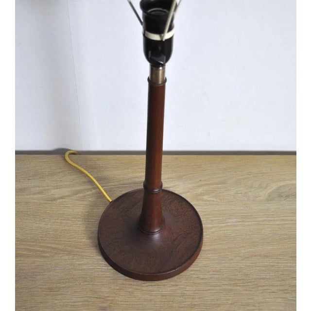 Scandinavian Modern Teak Table Lamp by Le Klint, 1950s For Sale - Image 6 of 12