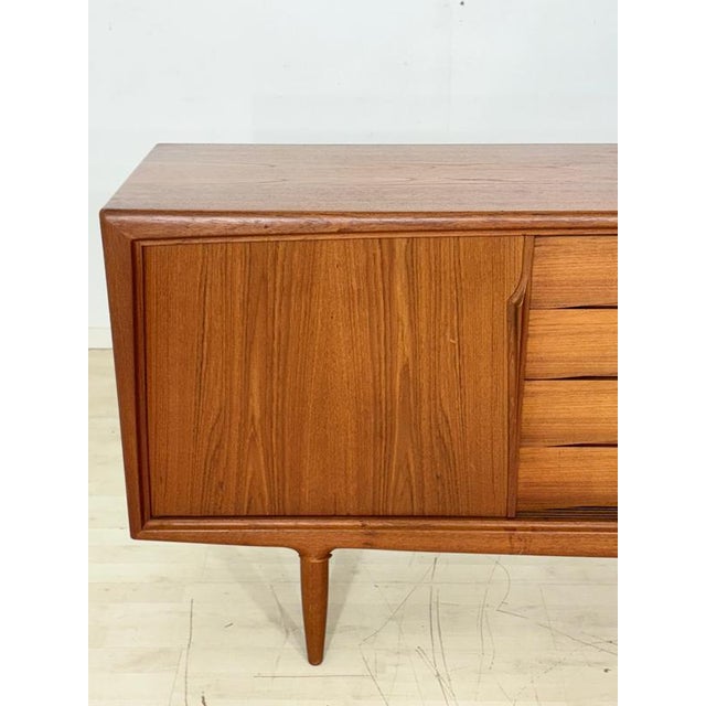 Mid-Century Danish Teak Sideboard by Axel Christiansen for Odder Møbel, 1960s For Sale - Image 4 of 18