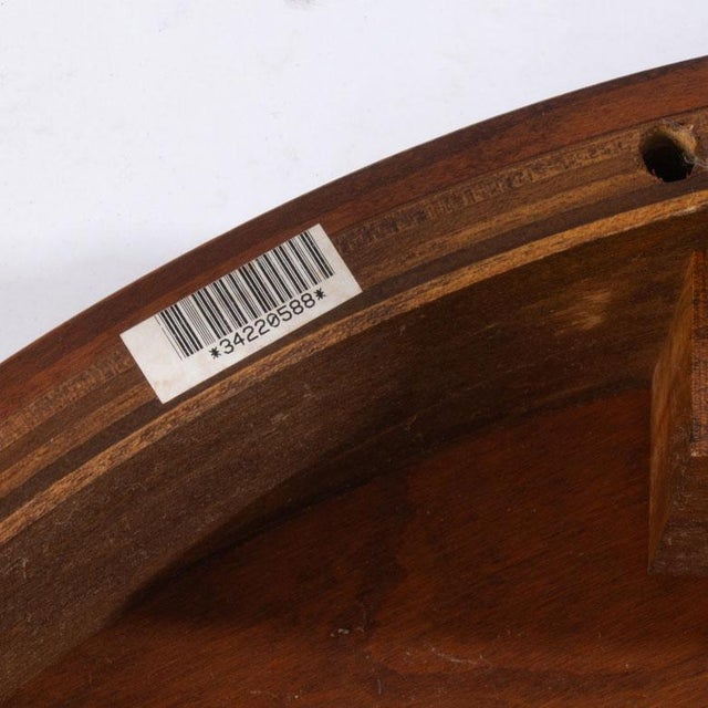 Round Stickley Table With Brass Inlay For Sale - Image 10 of 12