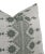 Carmania Pillow Cover in Green, 22x22 Pillow For Sale - Image 4 of 4