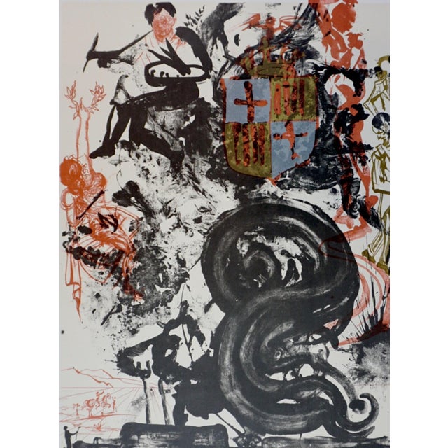 ARTIST: Salvador Dali TITLE: Monument To Picasso MEDIUM: Lithograph SIGNED: Hand Signed EDITION NUMBER: 158/500...