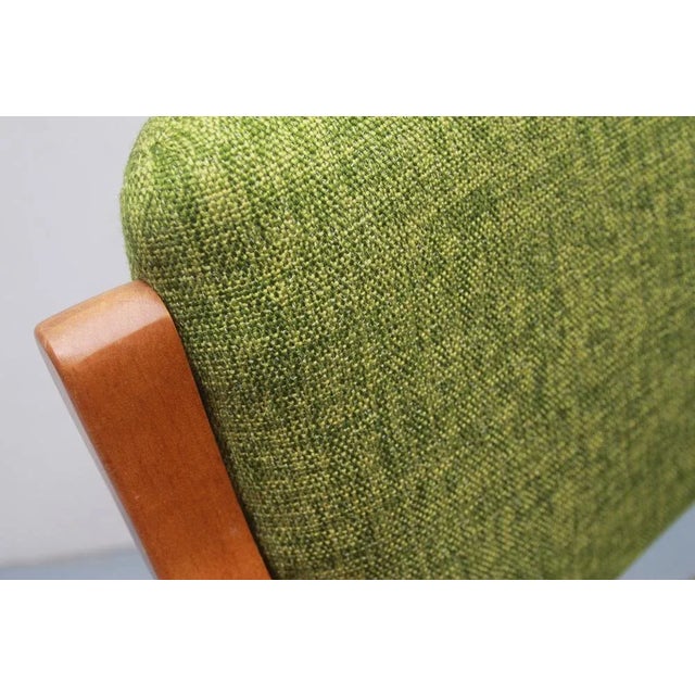 Green Fabric Armchair, 1965 For Sale - Image 3 of 13