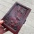 This is a beautiful vintage Chinese wooden box, crafted from polished, dark reddish-brown hardwood (likely Rosewood/Huali)...